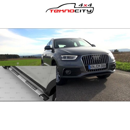 AUDİ Q3 2012-2018 YAN BASAMAK EMERALD ALUMİNYUM -SİYAH